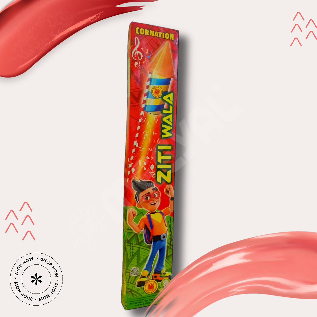 Ziti Wala Whistle Rocket by Coronation Fireworks - Buy Chennai Crackers Online from Meeyal Crackers
