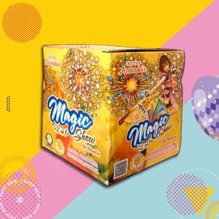Magic Show-16shot2 in 1- 1 1/4" Multicolour Setout