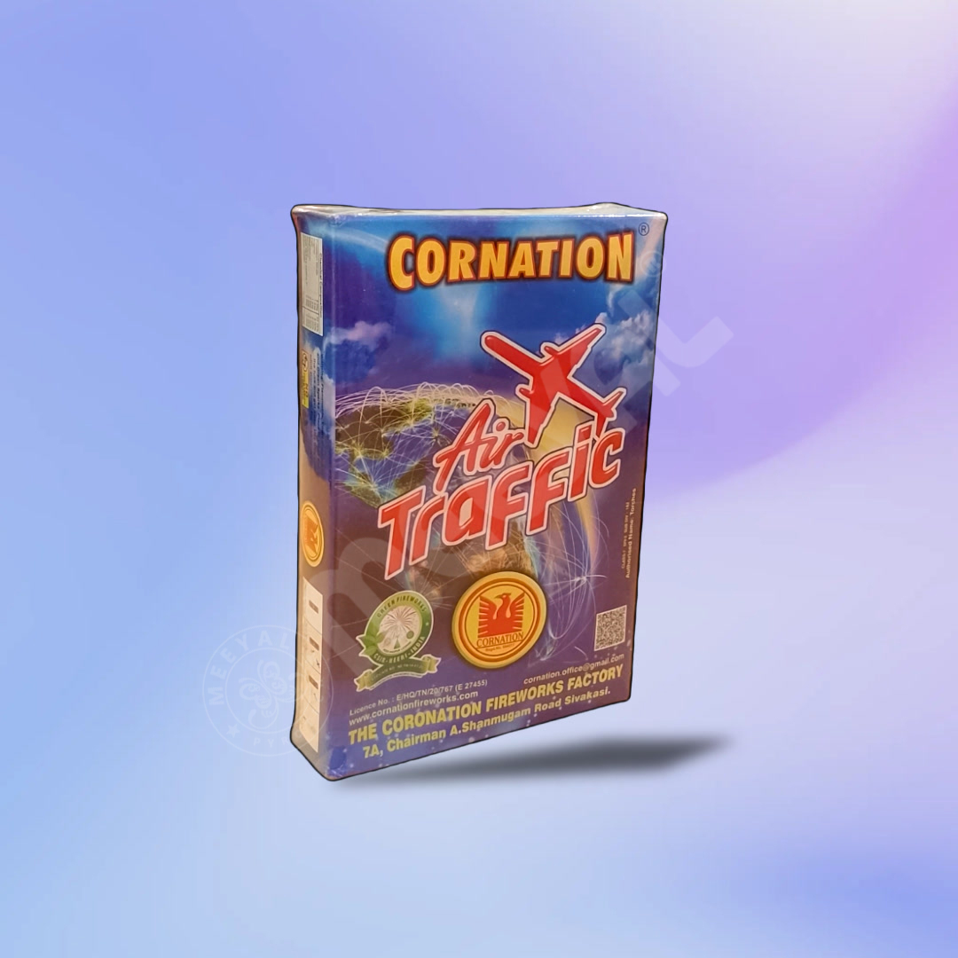 Air Traffic Colour Fountain night cracker by Coronation Fireworks