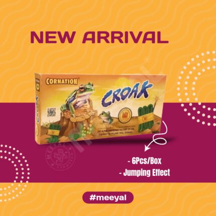 Croak 6pcs night cracker Coronation Fireworks – buy Chennai crackers online at Meeyal Crackers