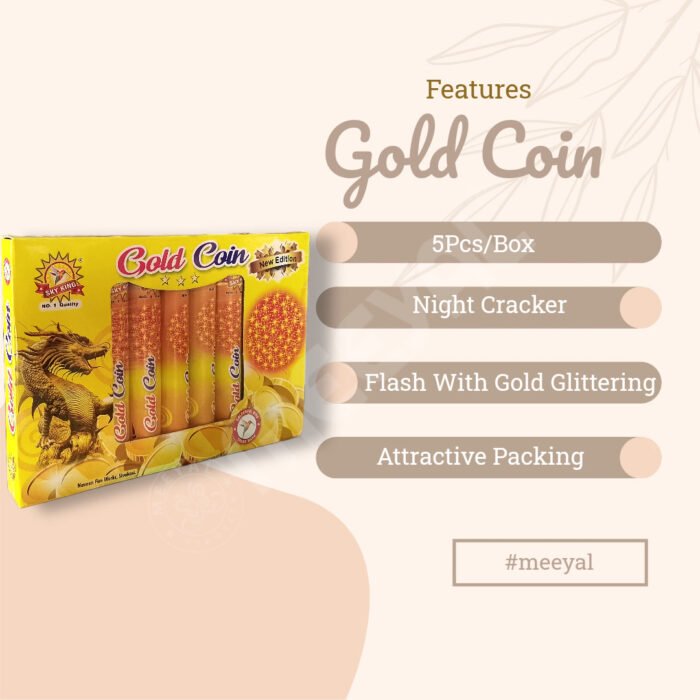 Gold Coin-5Pcs/Box - Image 2