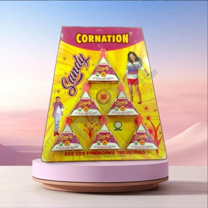 Sandy 6Pcs Pack colourful fountain night cracker - Meeyal Crackers buy Chennai crackers online