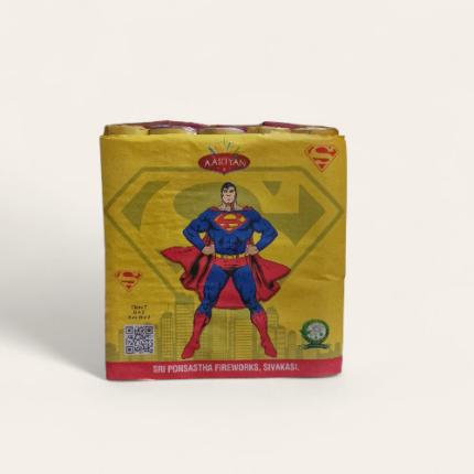 5 Inch Superman-20Ply-5Pcs/Pkt